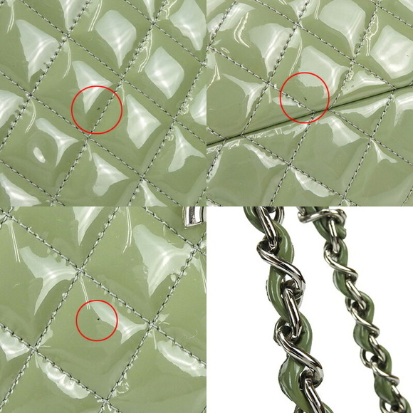 Chanel Chain Handbag Mademoiselle Coco Mark Green CHANEL GREEN No. 14 Enamel ... - Picture 5 of 9